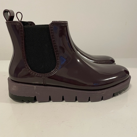 NWOT purple rain boots - Picture 1 of 5